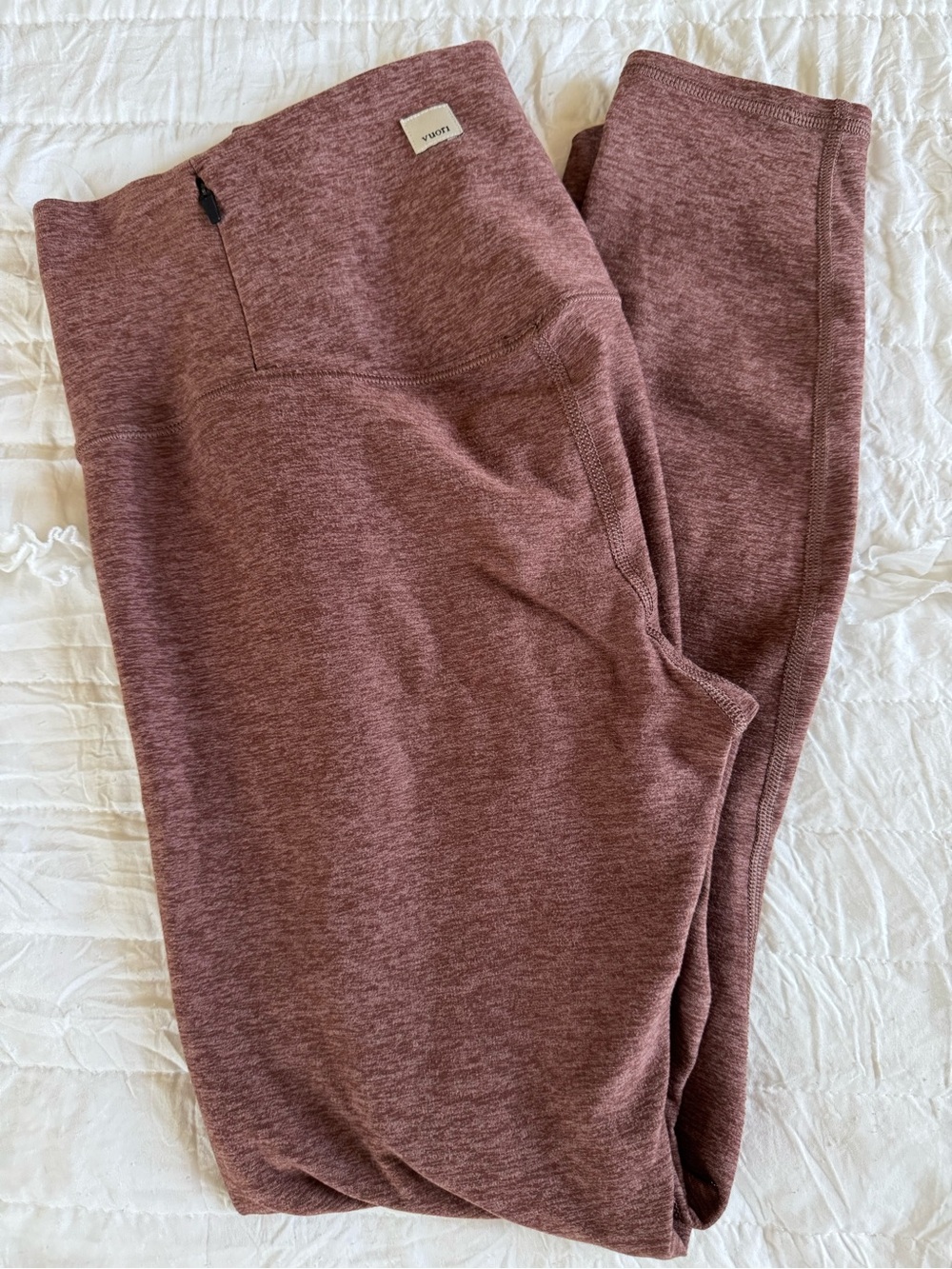 Vuori Mauve Heather Leggings Sz S